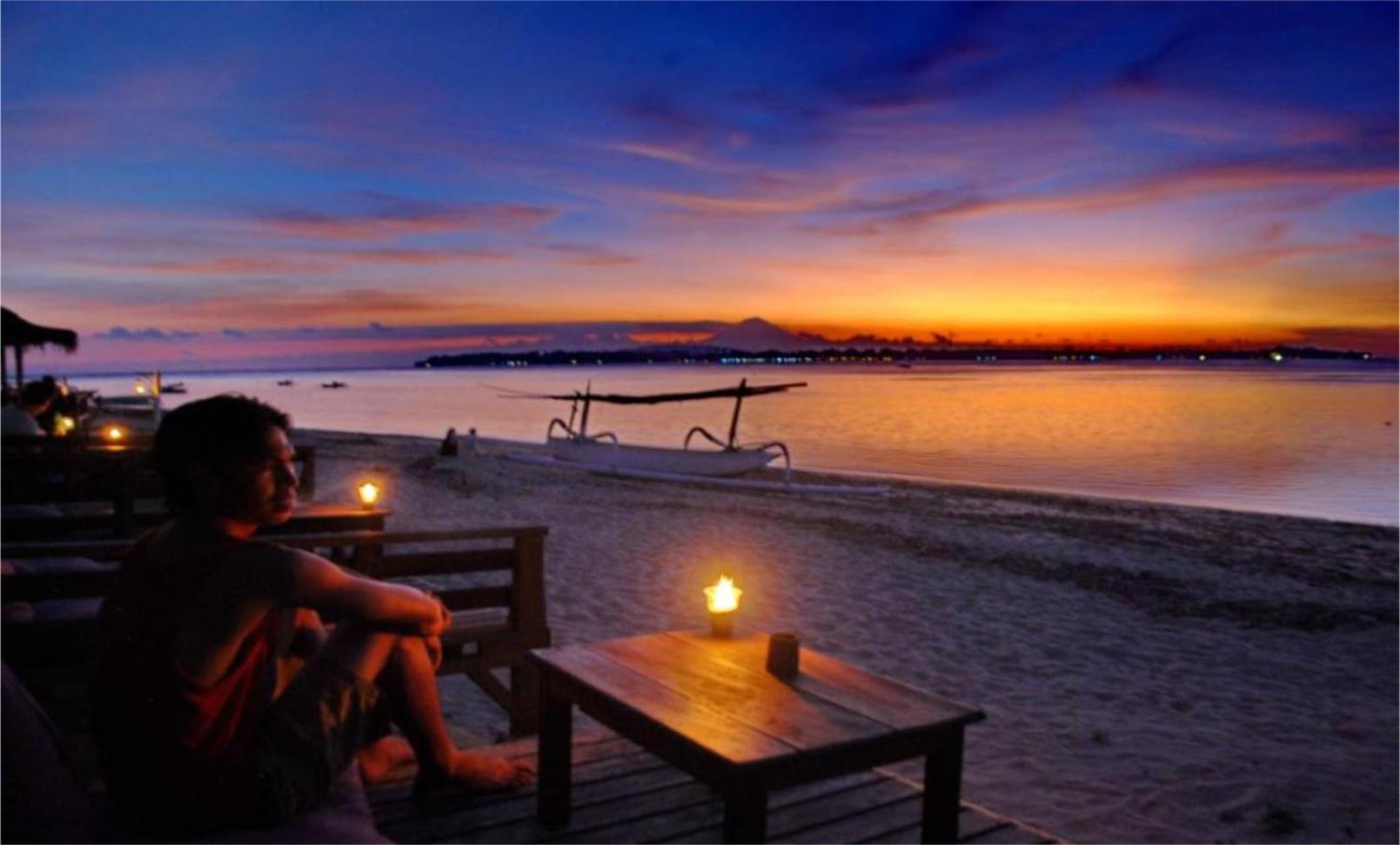 Matahari Bungalow 3 Gili Air Buitenkant foto