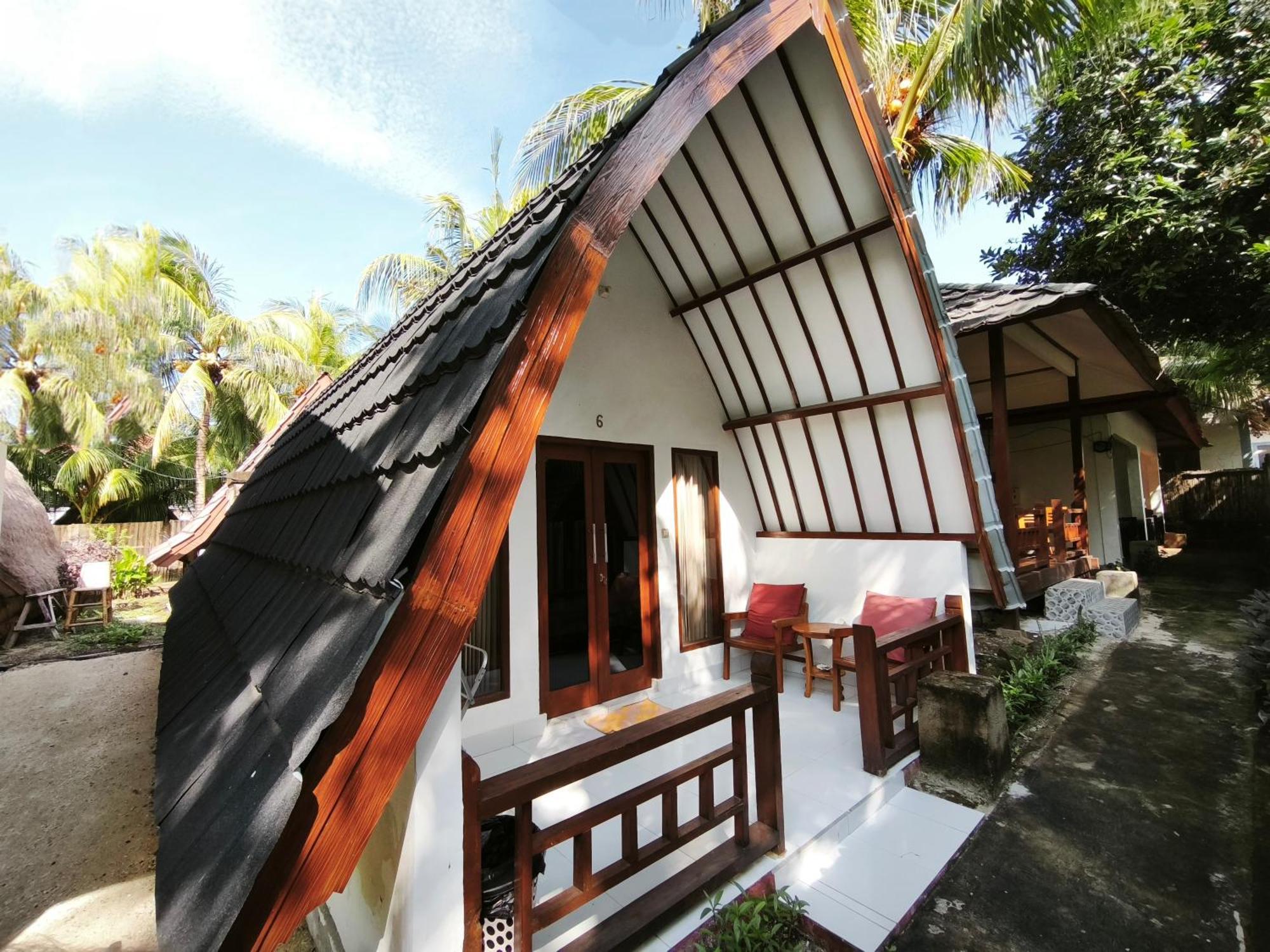 Matahari Bungalow 3 Gili Air Buitenkant foto